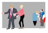 Cartoon: Merkel versus Trump (small) by gungor tagged germany