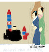 Cartoon: North Korean missile (small) by gungor tagged north,korean,missile
