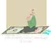 Cartoon: Praying rug (small) by gungor tagged election,in,turkey,2023