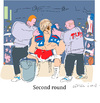 Cartoon: second round (small) by gungor tagged usa
