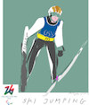 Cartoon: Ski jumping (small) by gungor tagged olympics,2026
