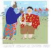 Cartoon: Solomon islands and China (small) by gungor tagged chine,and,solomon,islanders