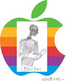 Cartoon: Steve Jobs (small) by gungor tagged usa