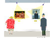 Cartoon: The Gallery (small) by gungor tagged painter