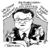 Cartoon: sicherheitstheorie (small) by JP tagged friedrich,innenminister,islamisten,polizisten,salafisten,vogel,saudi,arabien