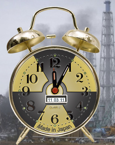 Cartoon: atomic clock (medium) by Summa summa tagged atomic,clock