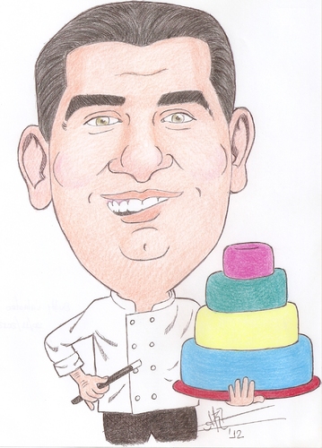 Cartoon: buddy valastro (medium) by astrocaricaturas tagged cocineros