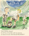 Cartoon: Zeitspiel (small) by Lupe tagged merkel,akw,cdu,anti,atom,moratorium,stadion,fussball