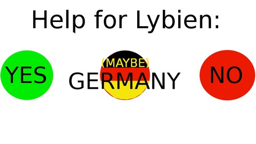 Cartoon: Help for Lybia (medium) by Xanimati0n tagged lybien