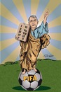 Cartoon: FIFA -10 Gebote (small) by ESchröder tagged fifa,fußballfunktionäre,bestechungsgelder,provisionen,josef,blatter,korruption,wiederwahl,geldwäsche,niersbach,brief