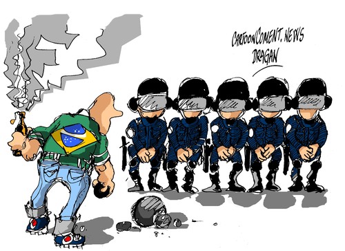 Cartoon: Brasil-Copa del Mundo-tiro libre (medium) by Dragan tagged brasil,copa,del,mundo,fudbol,tiro,libre,deporte,cartoon