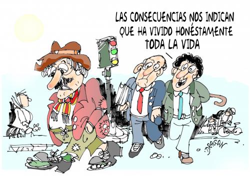 Cartoon: concecuencias (medium) by Dragan tagged concecuencias