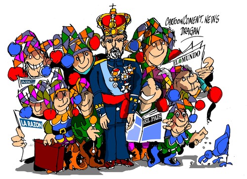 Cartoon: Felipe VI (medium) by Dragan tagged espana,vi,felipe,rey,politics,cartoon