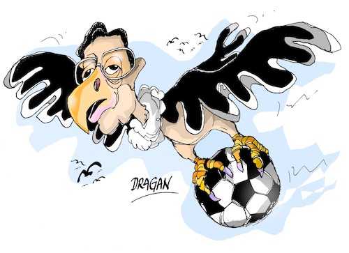 Cartoon: Florentino Perez-Superliga (medium) by Dragan tagged florentino,perez,superliga
