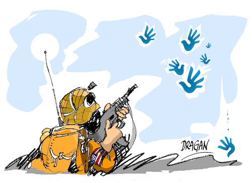 Cartoon: Human Rights Day (medium) by Dragan tagged human,rights,day
