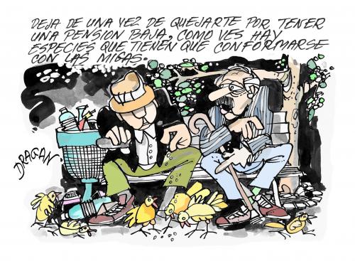 Cartoon: jubilado (medium) by Dragan tagged jubilado
