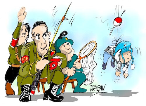 Cartoon: Nino-cebo (medium) by Dragan tagged liam,conejo,ramos,texas,fred,biery