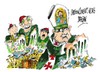 Cartoon: Benedicto XVI- Vatileaks (small) by Dragan tagged benedicto,xvi,vatileaks,concilio,vaticano,ii,roma,cartoon