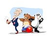 Cartoon: Biden-una roca (small) by Dragan tagged biden,joe,rusia,ukrania,china