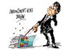 Cartoon: Charlie Hebdo-drama internaciona (small) by Dragan tagged charlie,hebdo,aylan,al,kurdi,siria,refugiados,politics,cartoon