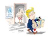 Cartoon: Donald Trump- Tedros Adhanom (small) by Dragan tagged donald,trump,oms,tedros,adhanom,ghebreyes