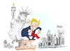 Cartoon: Donald Trump-libertad (small) by Dragan tagged donald,trump,libertad,eeuu,sad,corte