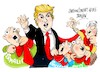 Cartoon: Donald Trump-paises de mierda (small) by Dragan tagged donald,trump,eeuu