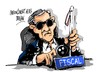 Cartoon: El fiscal-de Palma (small) by Dragan tagged espana,fiscal,anticorupcion,rey,infanta,cristina,nou,cartoon