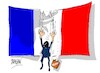 Cartoon: Emmanuel Macron-aguantando (small) by Dragan tagged emmanuel,macron,francia,elecciones