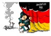 Cartoon: Gobierno aleman-MH17 (small) by Dragan tagged gobierno,aleman,mh17,ukrania,politics,cartoon