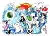 Cartoon: Groenlandia-deshielo extremo (small) by Dragan tagged nasa,groenlandia,deshielo,cambio,climatico,calentamiento,global,efecto,invernadero,climate,change,medioambiente,cartoon