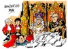 Cartoon: Isabel II-Cameron-where s Wally? (small) by Dragan tagged isabel,ii,camara,de,los,lores,inglatera,malvinas,david,camerun,gibraltar,inmigracion,politics,cartoon