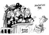 Cartoon: Julian Assange-WikiLeaks (small) by Dragan tagged julian,assange,wikileaks,politics,justicia,cartoon