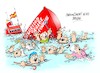 Cartoon: movilizacion (small) by Dragan tagged movilizacion,seguridad,social,pensiones