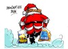 Cartoon: Navidad-supermercados (small) by Dragan tagged navidad,happy,holydays,papa,noel,crisis,supermercados,cartoon