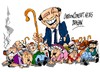 Cartoon: Silvio Berlusconi-condena (small) by Dragan tagged silvio,berlusconi,condena,italia,politics,cartoon