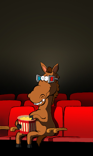 Cartoon: 3D Glasses... (medium) by berk-olgun tagged 3d,glasses