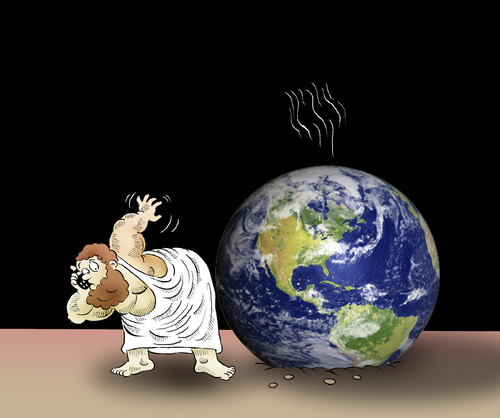 Cartoon: ATLAS... (medium) by berk-olgun tagged atlas
