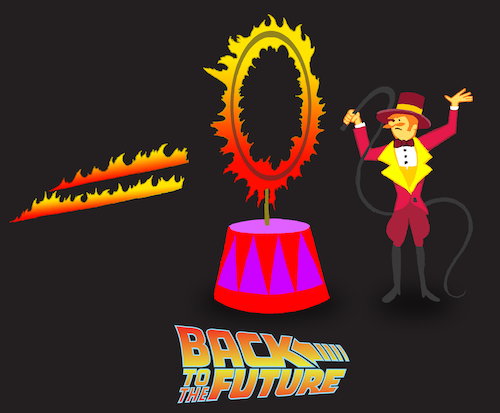 Cartoon: Back to the Future... (medium) by berk-olgun tagged back,to,the,future