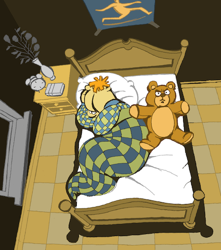 Cartoon: Blanket... (medium) by berk-olgun tagged blanket