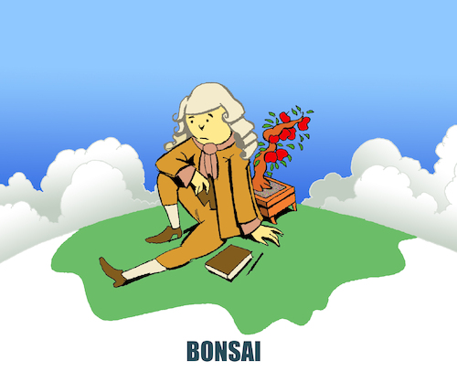 Cartoon: Bonsai... (medium) by berk-olgun tagged bonsai