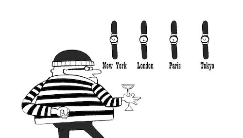 Cartoon: Burglar... (medium) by berk-olgun tagged burglar