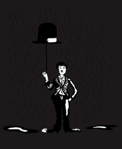Cartoon: Chaplin... (medium) by berk-olgun tagged chaplin
