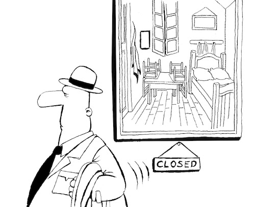 Cartoon: Closed... (medium) by berk-olgun tagged closed
