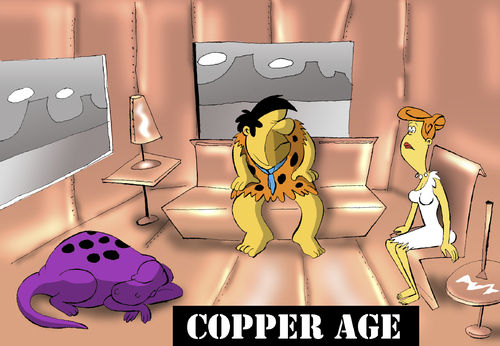 Cartoon: Copper Age... (medium) by berk-olgun tagged copper,age
