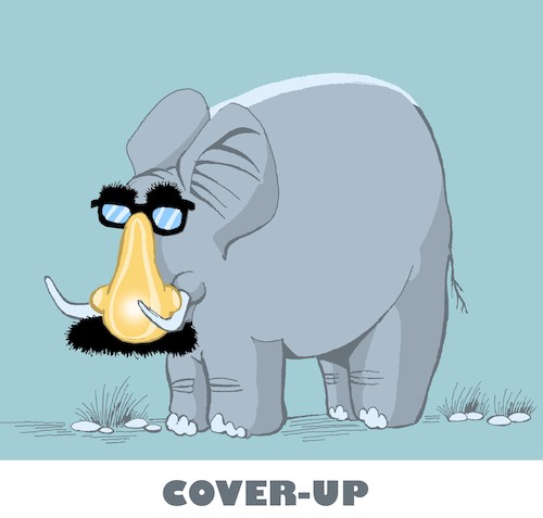 Cartoon: Cover Up... (medium) by berk-olgun tagged cover,up