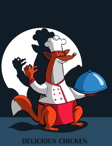 Cartoon: Delicious Hand Sign... (medium) by berk-olgun tagged delicious,hand,sign