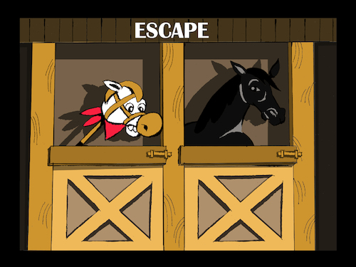Cartoon: Escape... (medium) by berk-olgun tagged escape