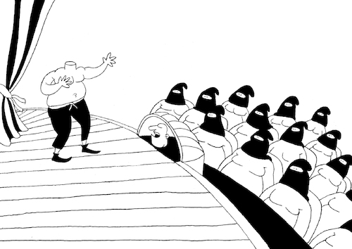 Cartoon: Executioner Theatre... (medium) by berk-olgun tagged executioner,theatre