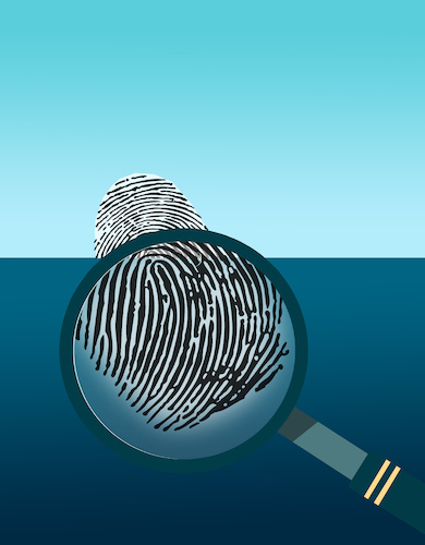 Cartoon: Fingerprint... (medium) by berk-olgun tagged fingerprint